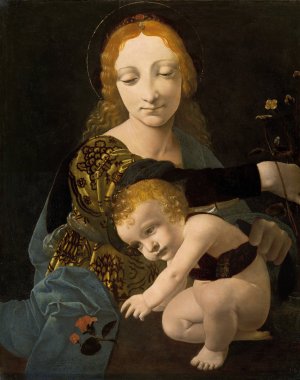 The Virgin and Child by Giovanni Antonio Boltraffio Oil Painting