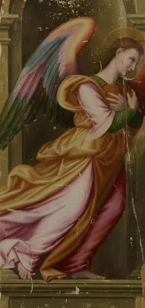 Angel in Adoration by Giovanni Antonio Di Francesco Sogliani Oil Painting
