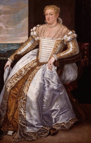 Portrait of a Lady by Giovanni Antonio Fasolo Oil Painting