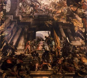 Martyrdom and Glory of St Pantaleon by Giovanni Antonio Fumiani - Oil Painting Reproduction