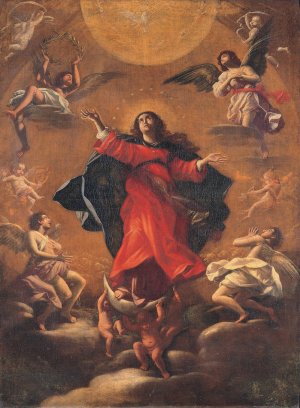 Madonna in Glory by Giovanni Baglione Oil Painting