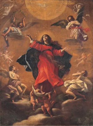 Madonna in Glory by Giovanni Baglione Oil Painting