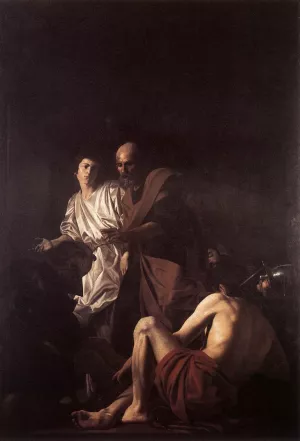 Liberation of St Peter by Giovanni Battista Caracciolo - Oil Painting Reproduction