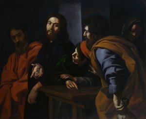 The Calling of Saint Matthew by Giovanni Battista Caracciolo Oil Painting