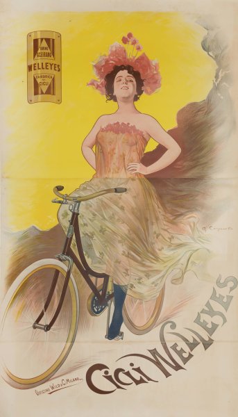 Main Product Photo of Cicli Welleyes  Painting by Giovanni Battista Carpanetto