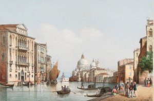 Venezia by Giovanni-Battista Cecchini Oil Painting