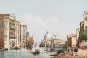 Venezia by Giovanni-Battista Cecchini Oil Painting