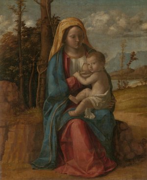 Madonna and Child by Giovanni Battista Cima Da Conegliano Oil Painting