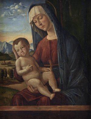 Madonna and Child by Giovanni Battista Cima Da Conegliano Oil Painting
