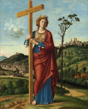 Saint Helena by Giovanni Battista Cima Da Conegliano Oil Painting