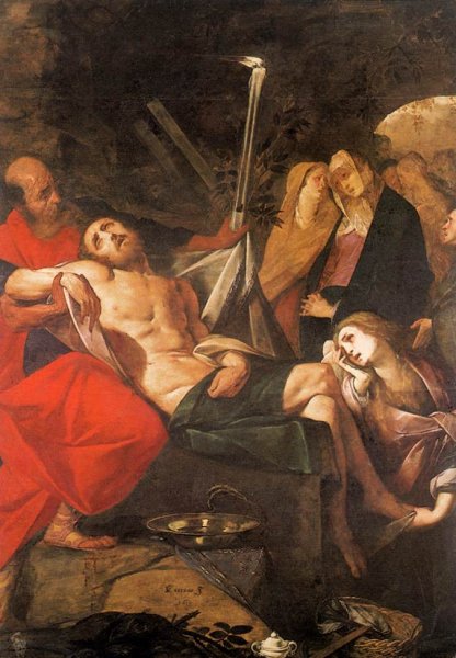 Main Product Photo of Entombment of Christ Painting by Giovanni Battista Crespi