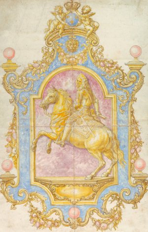 Wall Decoration for Cosimo III de'Medici by Giovanni Battista Foggini Oil Painting