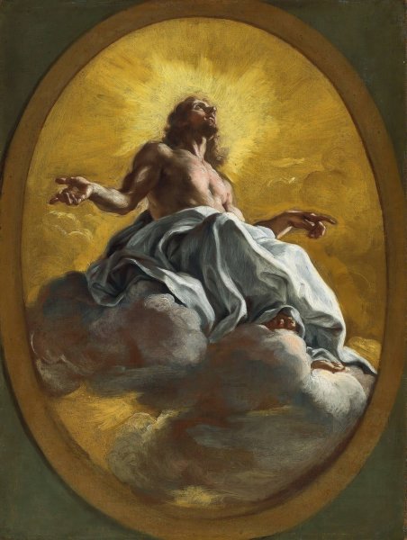 Christ In Glory by Giovanni Battista Gaulli - Hand-Painted Oil Painting Reproduction