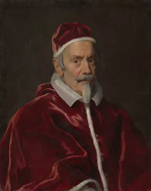 Pope Clement X by Giovanni Battista Gaulli Oil Painting