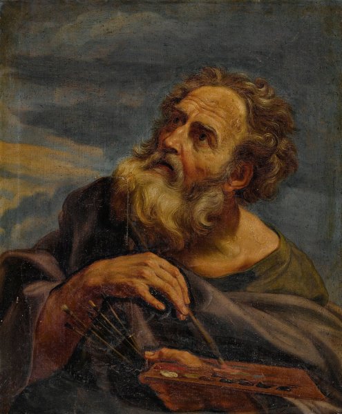 Saint Luke by Giovanni Battista Gaulli - Hand-Painted Oil Painting Reproduction