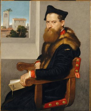 Bartolomeo Bonghi by Giovanni Battista Moroni Oil Painting