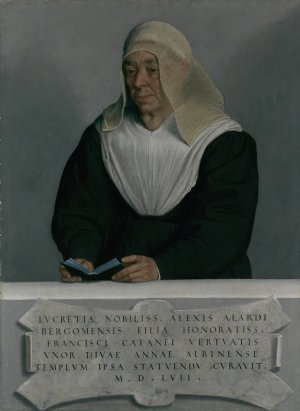 Lucrezia Agliardi Vertova by Giovanni Battista Moroni Oil Painting