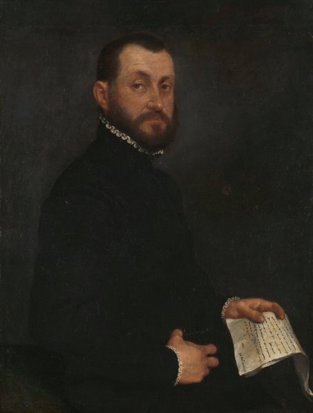 Main Product Photo of Portrait of a Man  Painting by Giovanni Battista Moroni