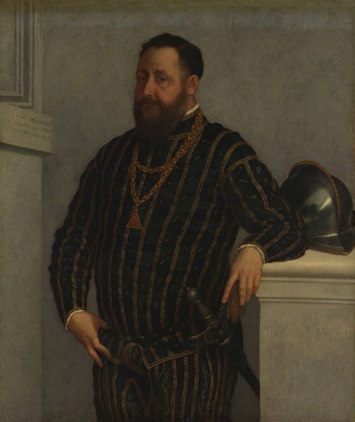 Main Product Photo of Portrait of a Man Painting by Giovanni Battista Moroni