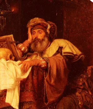 IL Filosofo Oil painting by Giovanni-Battista Quadrone