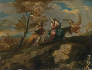 The Flight Into Egypt by Giovanni Battista Ranieri Del Pace Oil Painting