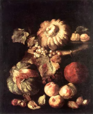 Fruit Still-Life by Giovanni Battista Ruoppolo Oil Painting