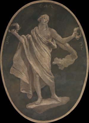 Allegorical Figure Representing a Virtue, Possibly Patriotism by Giovanni Battista Tiepolo Oil Painting