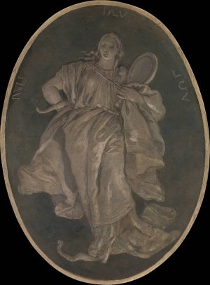 Allegorical Figure Representing Prudence by Giovanni Battista Tiepolo Oil Painting