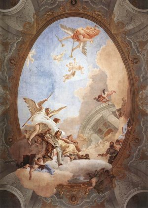 Allegory of Merit Accompanied by Nobility and Virtue