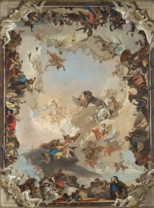 Allegory of The Planets and Continents by Giovanni Battista Tiepolo Oil Painting