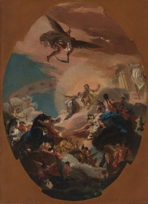 Apollo and Phaethon by Giovanni Battista Tiepolo Oil Painting