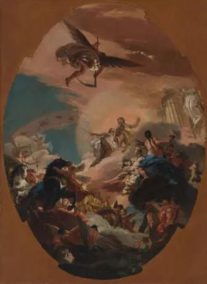 Apollo and Phaethon by Giovanni Battista Tiepolo Oil Painting