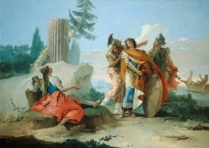 Armida Abandoned By Rinaldo by Giovanni Battista Tiepolo Oil Painting