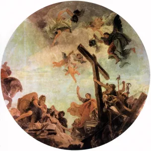 Discovery of the True Cross Oil painting by Giovanni Battista Tiepolo