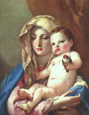 Madonna of the Goldfinch by Giovanni Battista Tiepolo - Oil Painting Reproduction