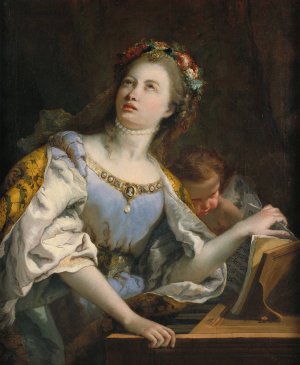 Saint Cecilia by Giovanni Battista Tiepolo Oil Painting