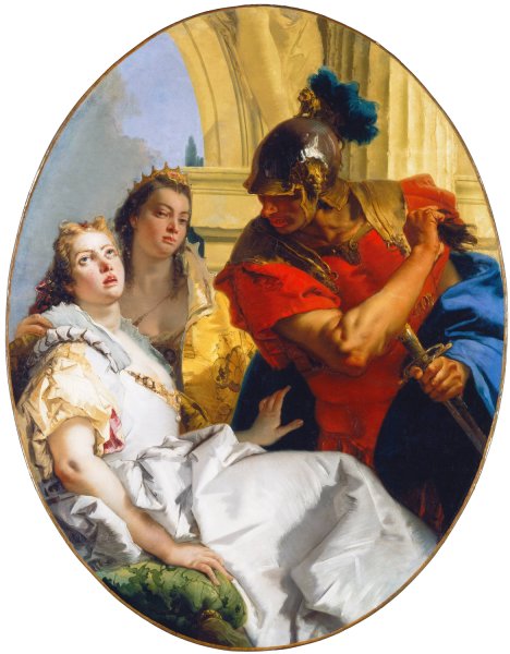 Scene from Ancient History  by Giovanni Battista Tiepolo - Hand-Painted Oil Painting Reproduction