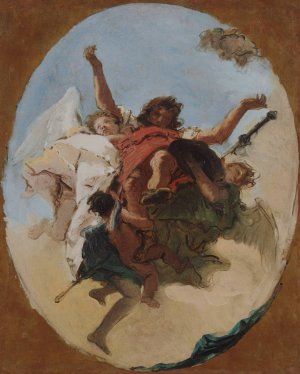 The Apotheosis of Saint Roch by Giovanni Battista Tiepolo Oil Painting