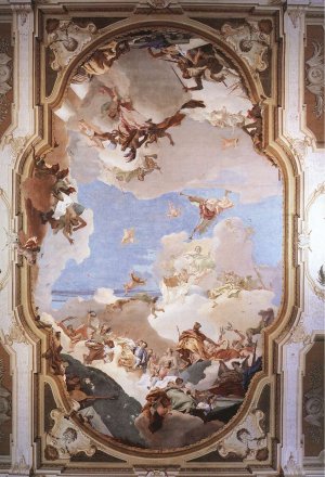 The Apotheosis of the Pisani Family by Giovanni Battista Tiepolo Oil Painting