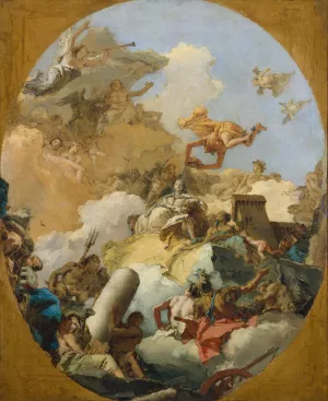 The Apotheosis of the Spanish Monarchy by Giovanni Battista Tiepolo Oil Painting