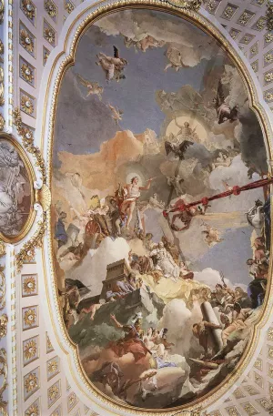 The Apotheosis of the Spanish Monarchy by Giovanni Battista Tiepolo Oil Painting