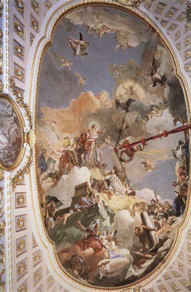 Main Product Photo of The Apotheosis of the Spanish Monarchy Painting by Giovanni Battista Tiepolo