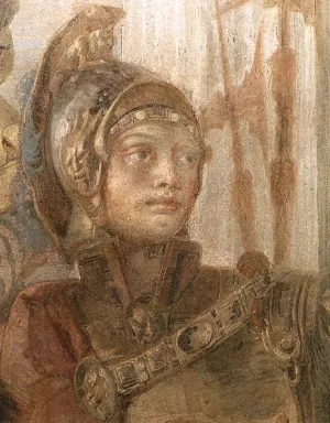 The Banquet of Cleopatra Detail #1 Oil painting by Giovanni Battista Tiepolo