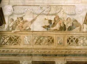The Banquet of Cleopatra Detail #3 Oil painting by Giovanni Battista Tiepolo