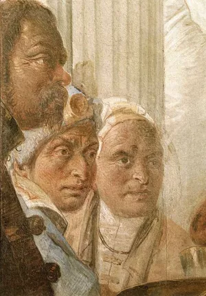 The Banquet of Cleopatra Detail #4 painting by Giovanni Battista Tiepolo