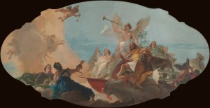The Glorification of the Barbaro Family by Giovanni Battista Tiepolo Oil Painting