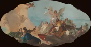 The Glorification of the Barbaro Family by Giovanni Battista Tiepolo Oil Painting