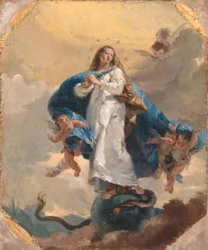 The Immaculate Conception by Giovanni Battista Tiepolo Oil Painting