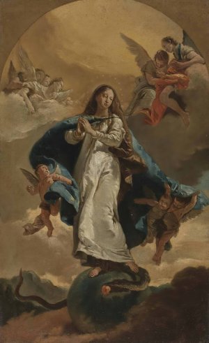 The Immaculate Conception by Giovanni Battista Tiepolo Oil Painting