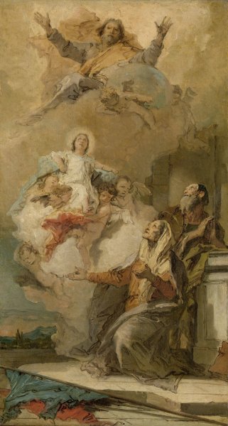 The Immaculate Conception  by Giovanni Battista Tiepolo - Hand-Painted Oil Painting Reproduction